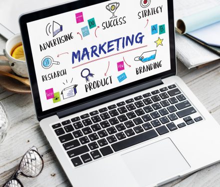 Marketing Ideas Share Research Planning Concept